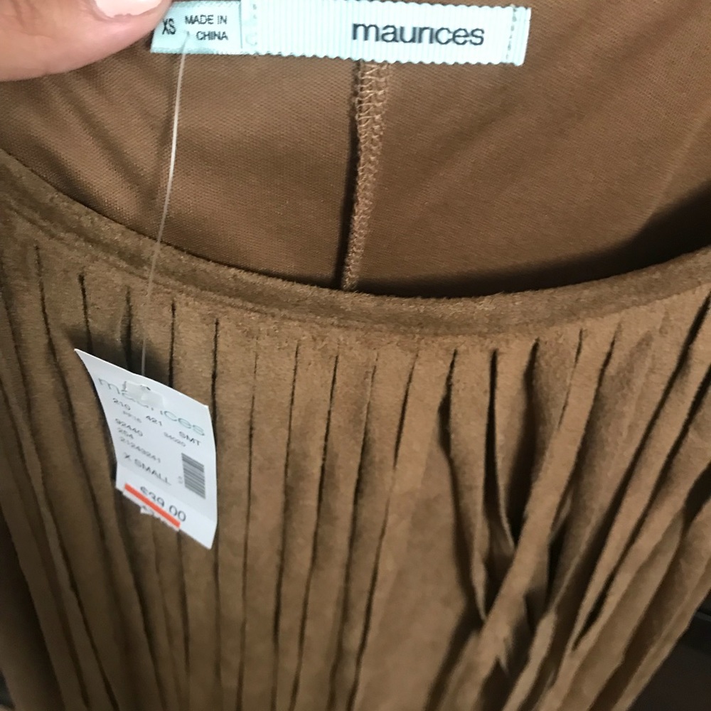 Suede dress